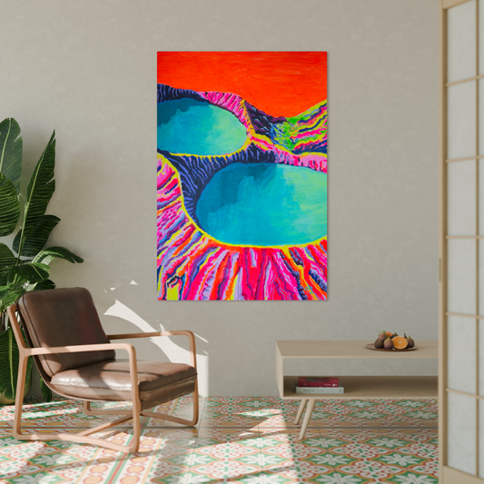 Kelimutu II 70 x 100 cm (27.6 x 39.4 in)