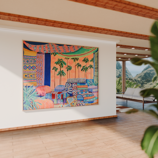 Textile Mirage 160 x 195 cm (63 x 77 in)