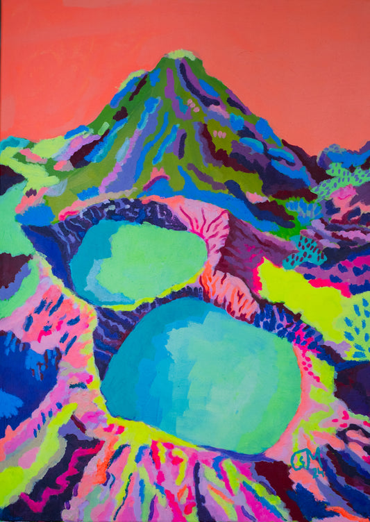 Kelimutu I 70 x 50 cm (27.6 x 19.7 in)