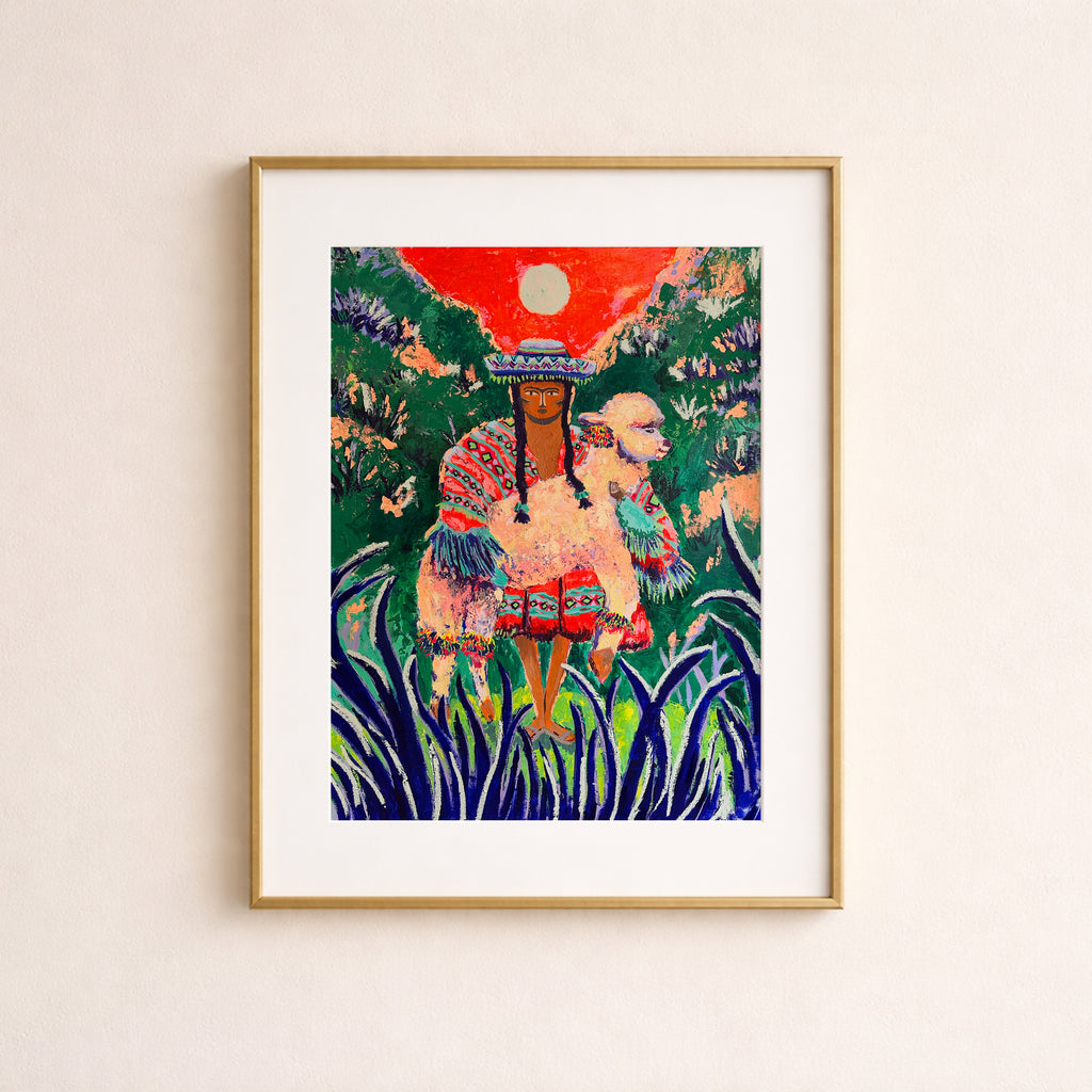 Her Companion - Fine Art Print