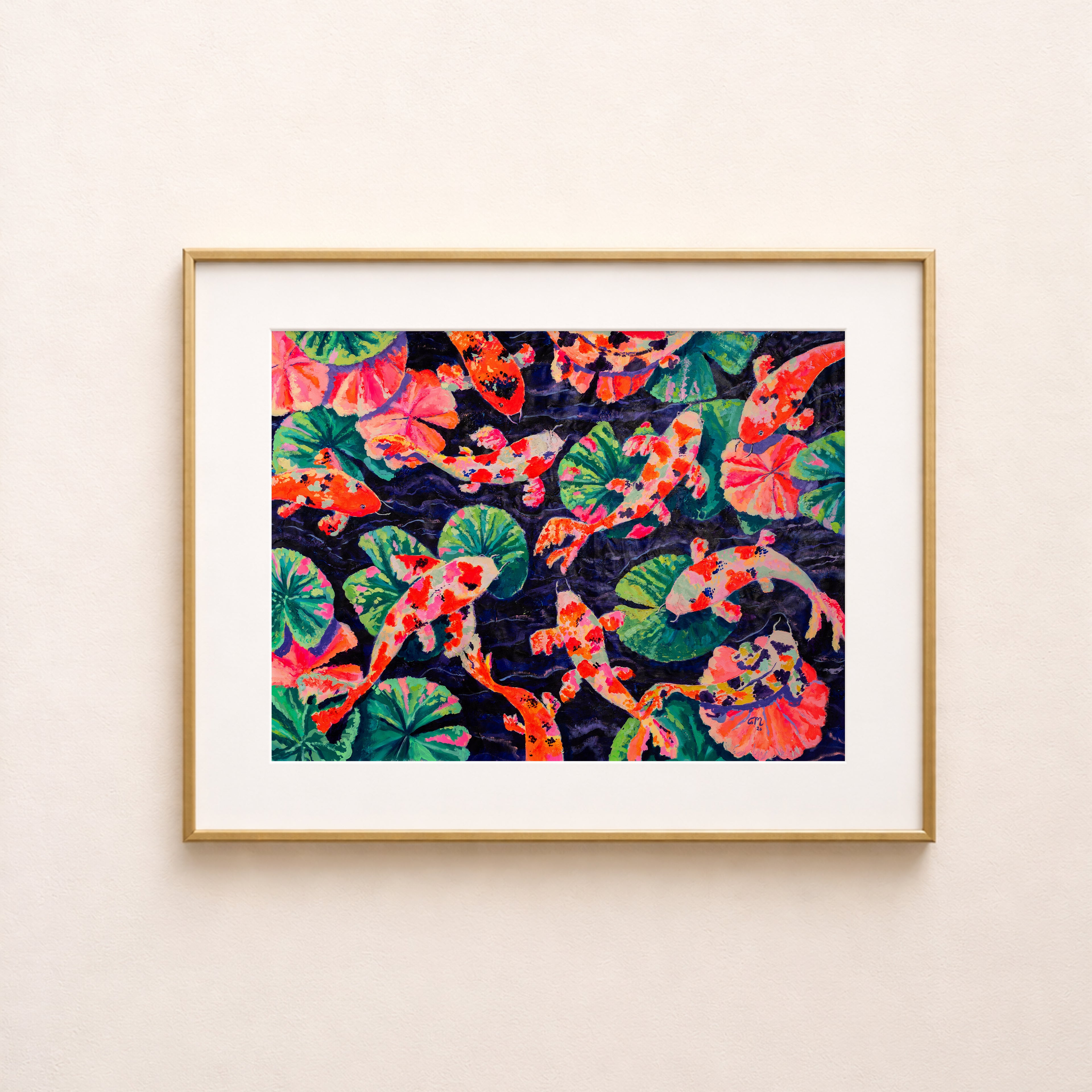 Koi Pond - Fine Art Print