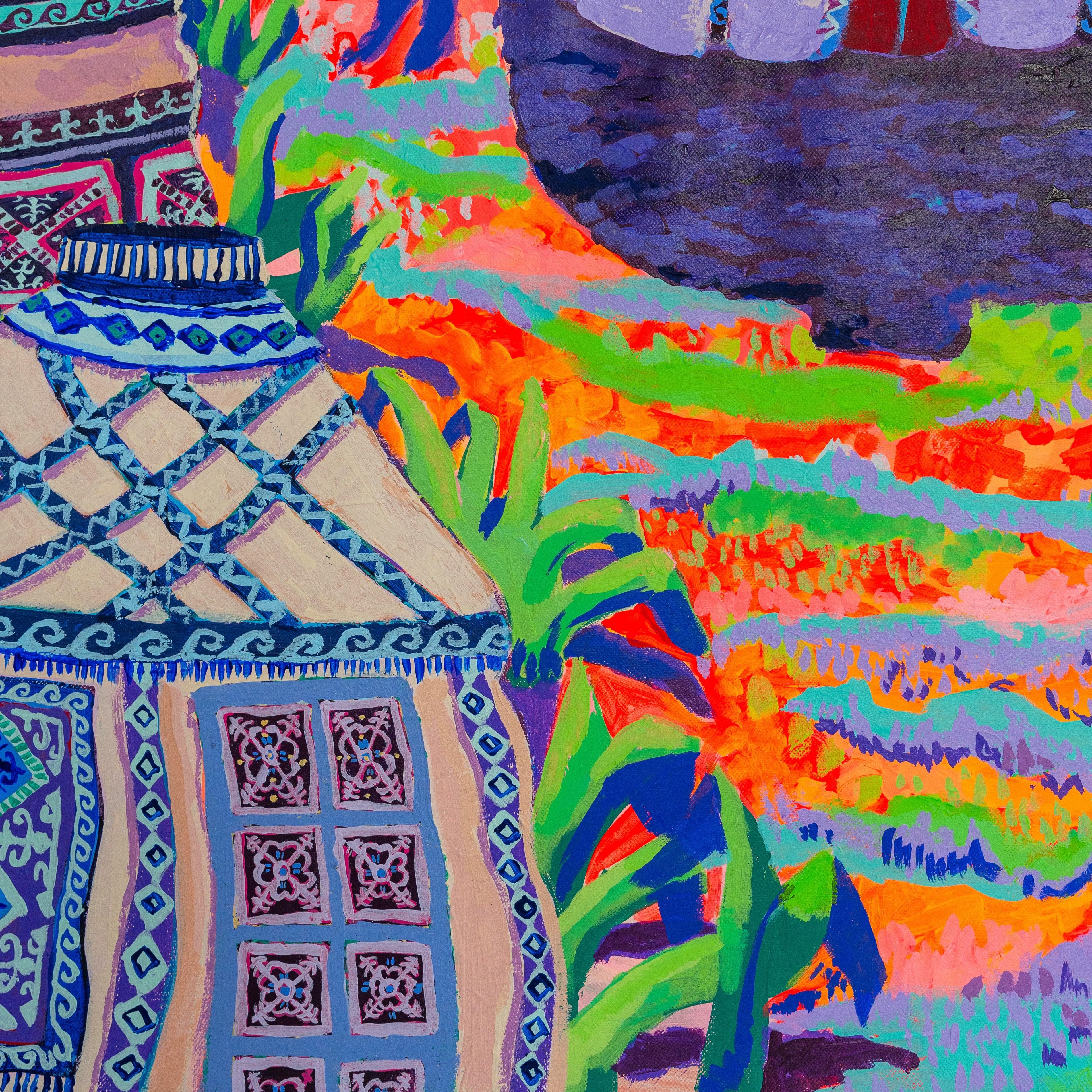 Kazah Yurts 120 x 160 cm (47.2 x 63.0 in)