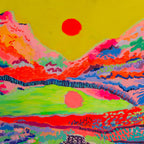 Kazah Yurts 120 x 160 cm (47.2 x 63.0 in)