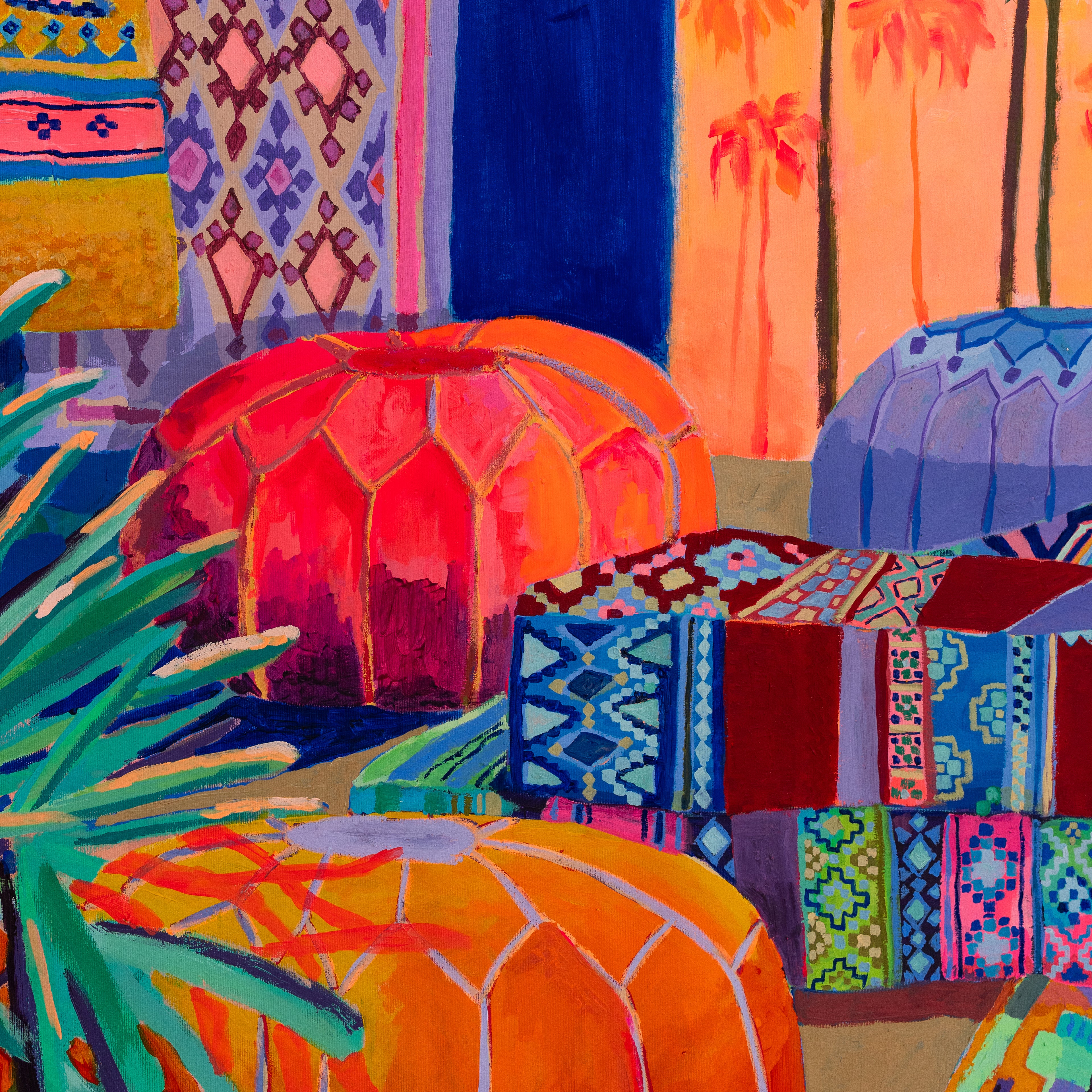Textile Mirage 160 x 195 cm (63 x 77 in)