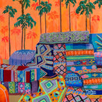 Textile Mirage 160 x 195 cm (63 x 77 in)