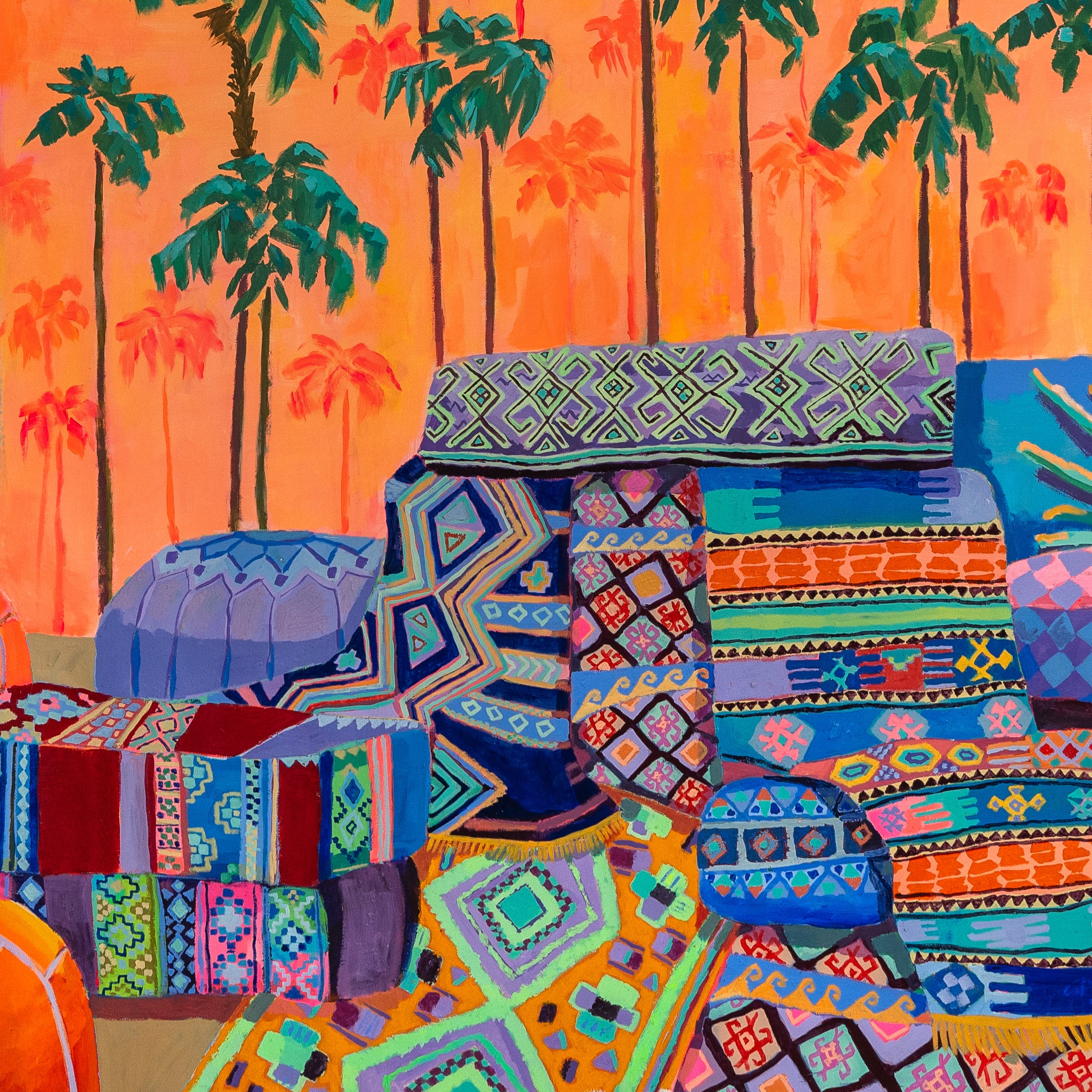 Textile Mirage 160 x 195 cm (63 x 77 in)