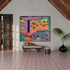 Textile Mirage 160 x 195 cm (63 x 77 in)